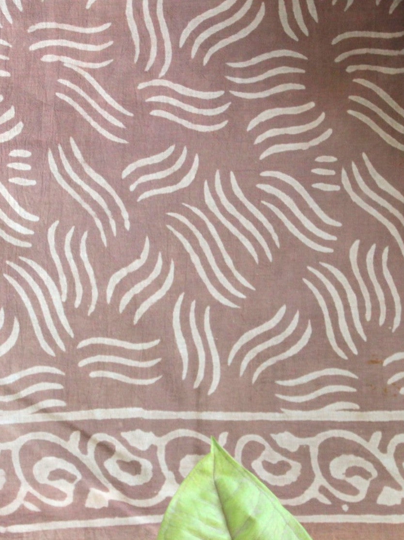 Brahma Kamal - mul cotton saree