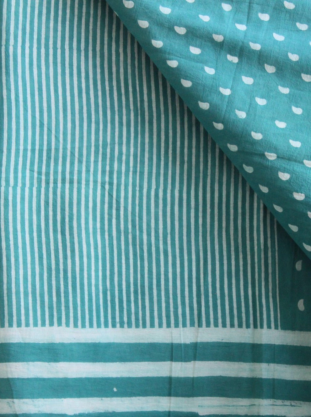 Neela khaskhas - mul cotton saree